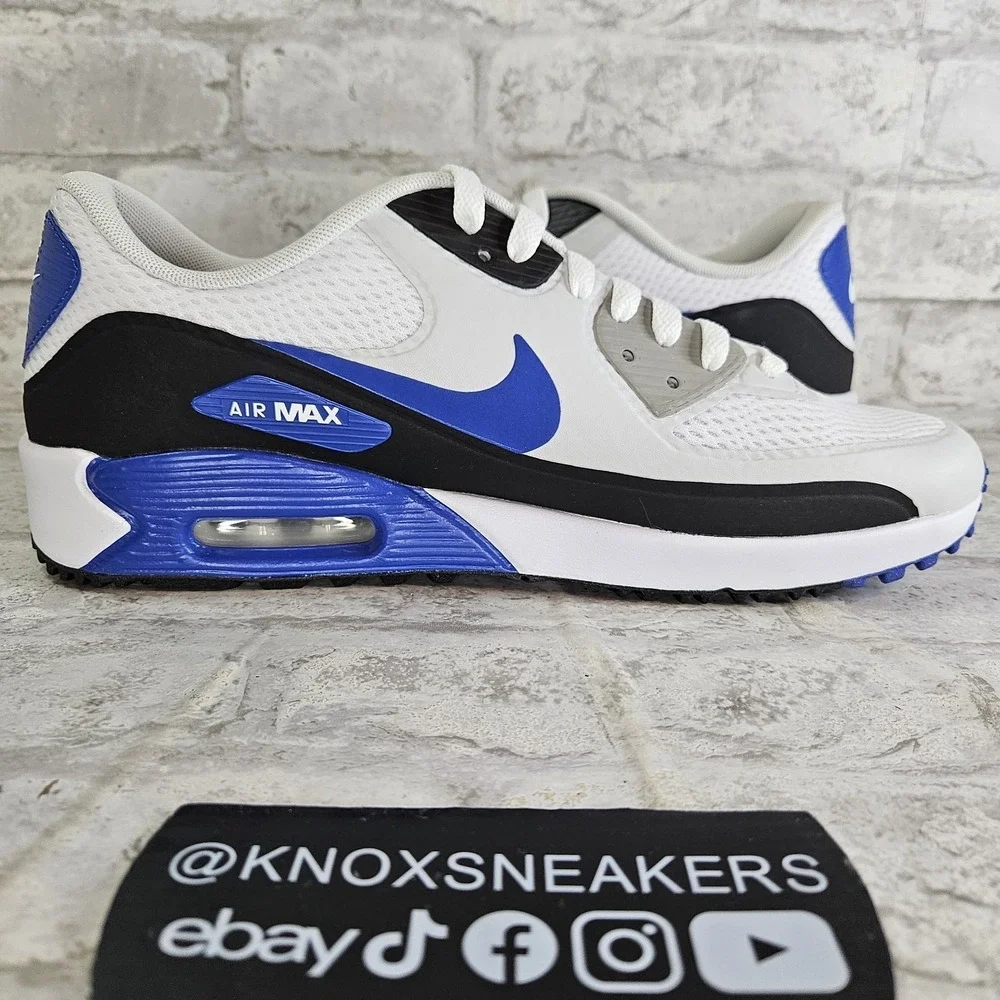 Nike Air Max 90 G TB White Game Royal Black DX5999 141 Men's Size 12